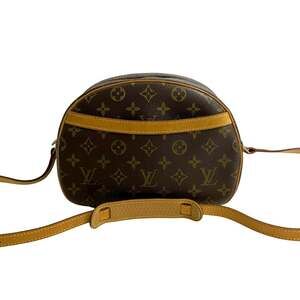 LOUIS VUITTON Brown Monogram Leather Pochette Shoulder Bag